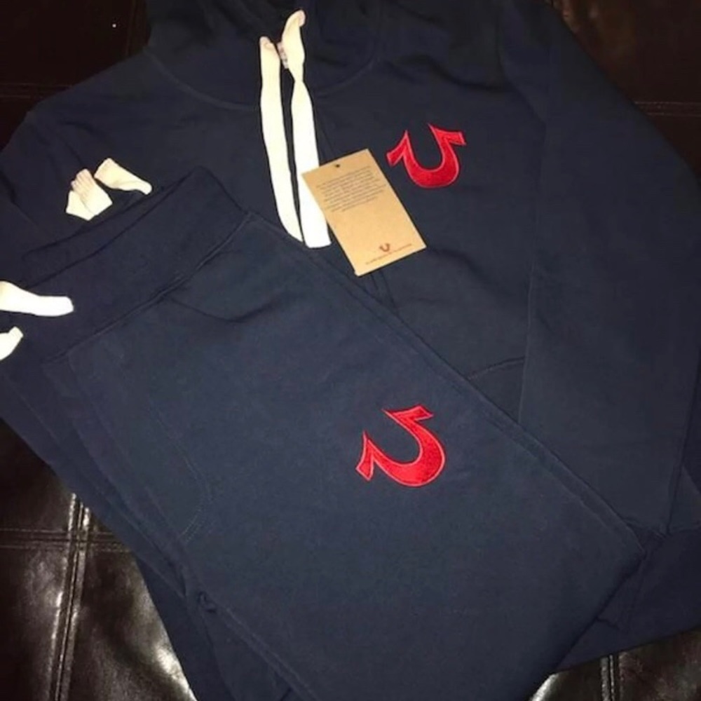 True religion sweat pants/true religion hoodie